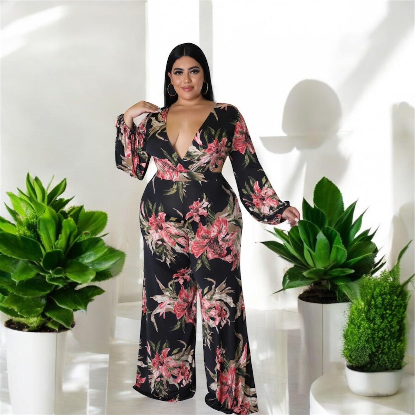 Floral Fantasy jumper