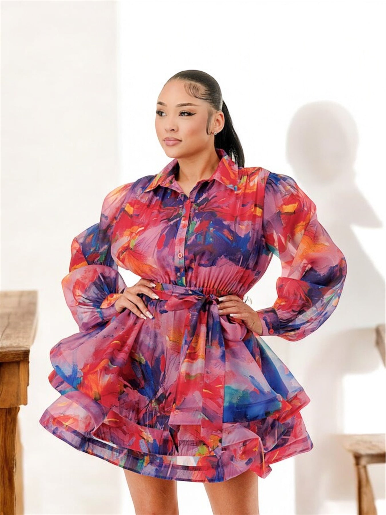 Valentines midi dress