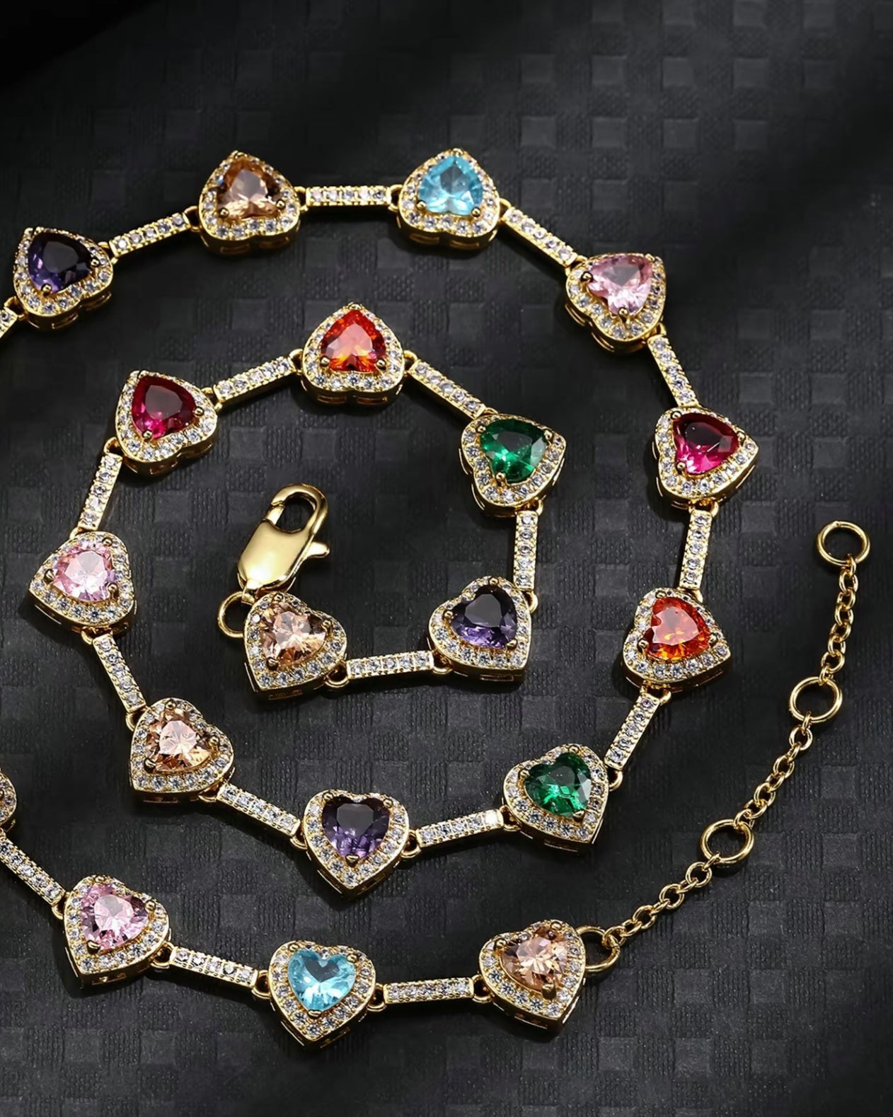 Colorful Heart necklace
