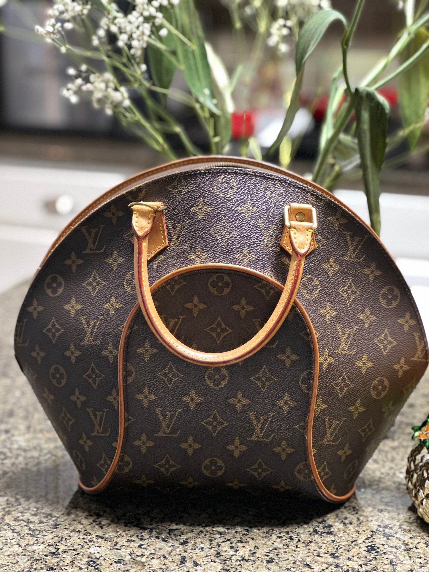 Authentic Pre-Loved MONOGRAM CANVAS ELLIPSE MM