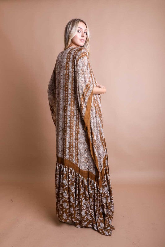 Paisley Free Flow Kimono