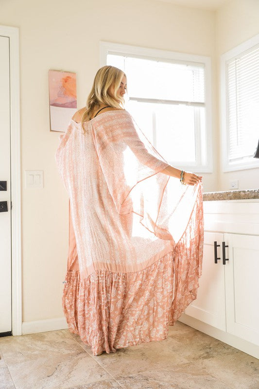 Paisley Free Flow Kimono