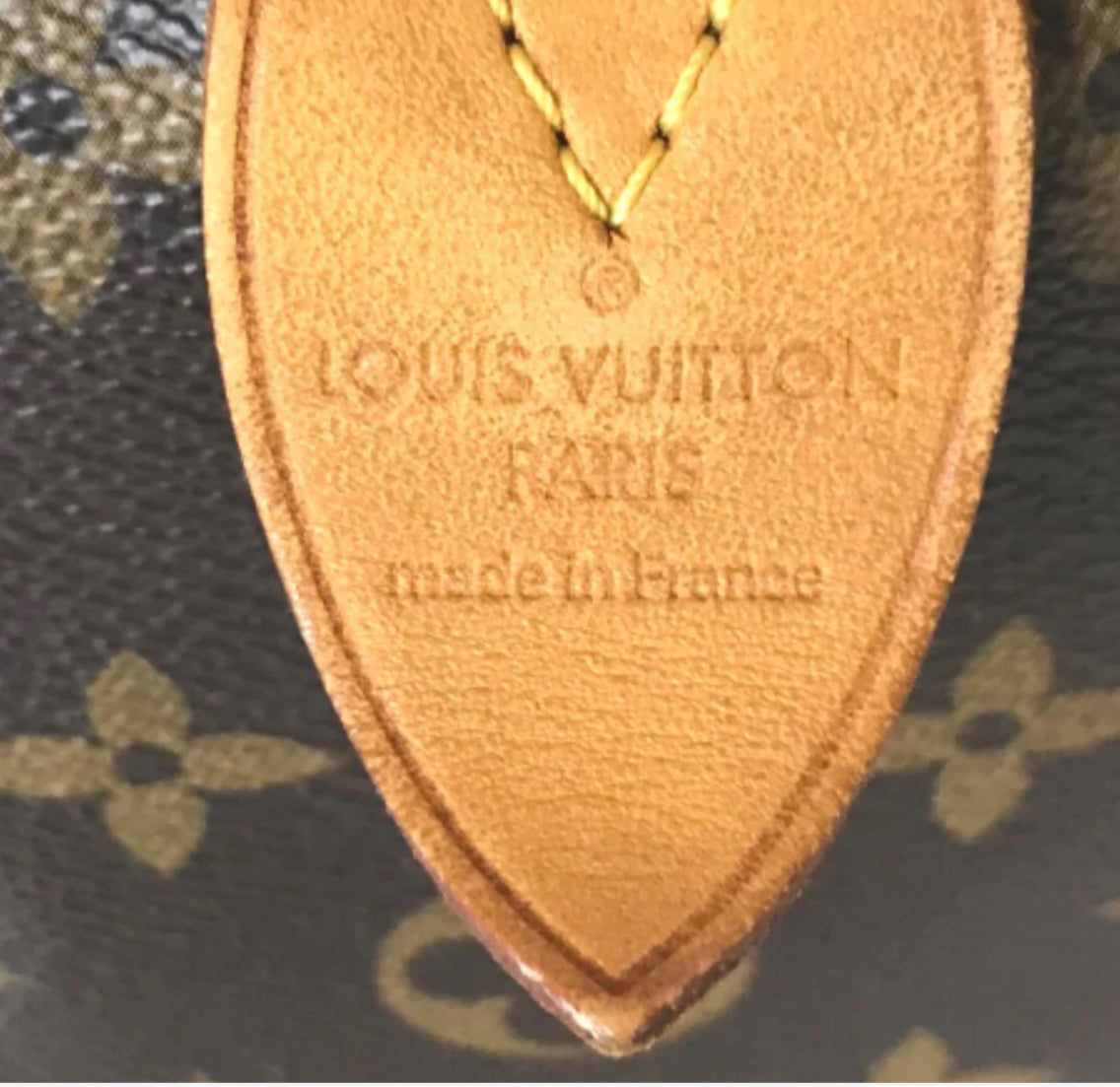 LOUIS VUITTON Handbag M41526 Monogram canvas Brown Speedy 30