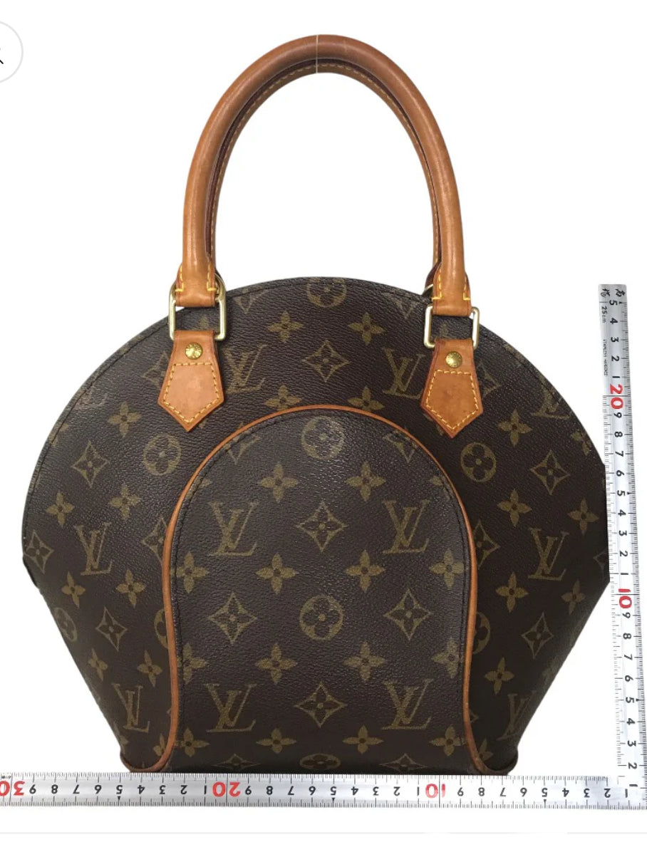 LOUIS VUITTON Monogram canvas Brown Tote Bag Ellipse PM