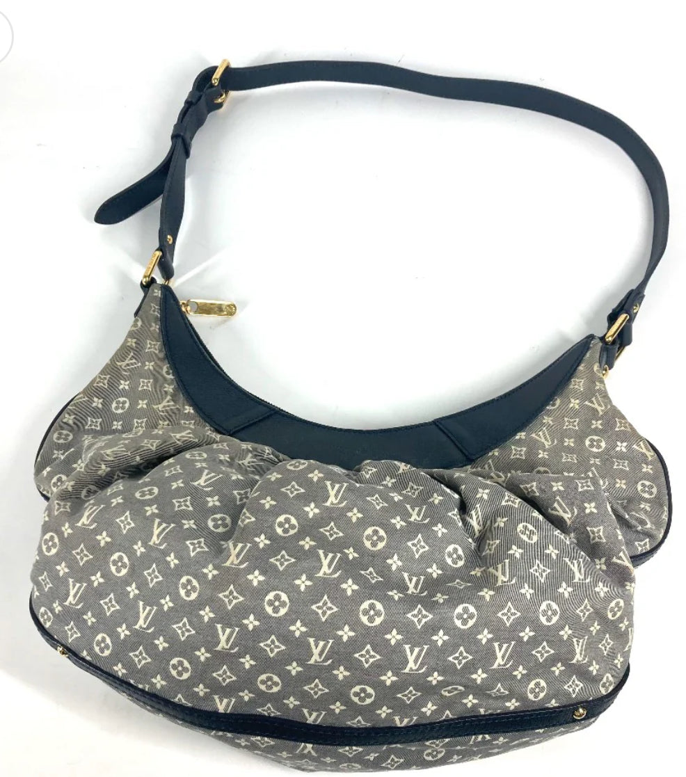 LOUIS VUITTON Shoulder Bag M40404 Monogram Ideal Navy Monogram Ideal Rhapsody MM Women Used Authentic