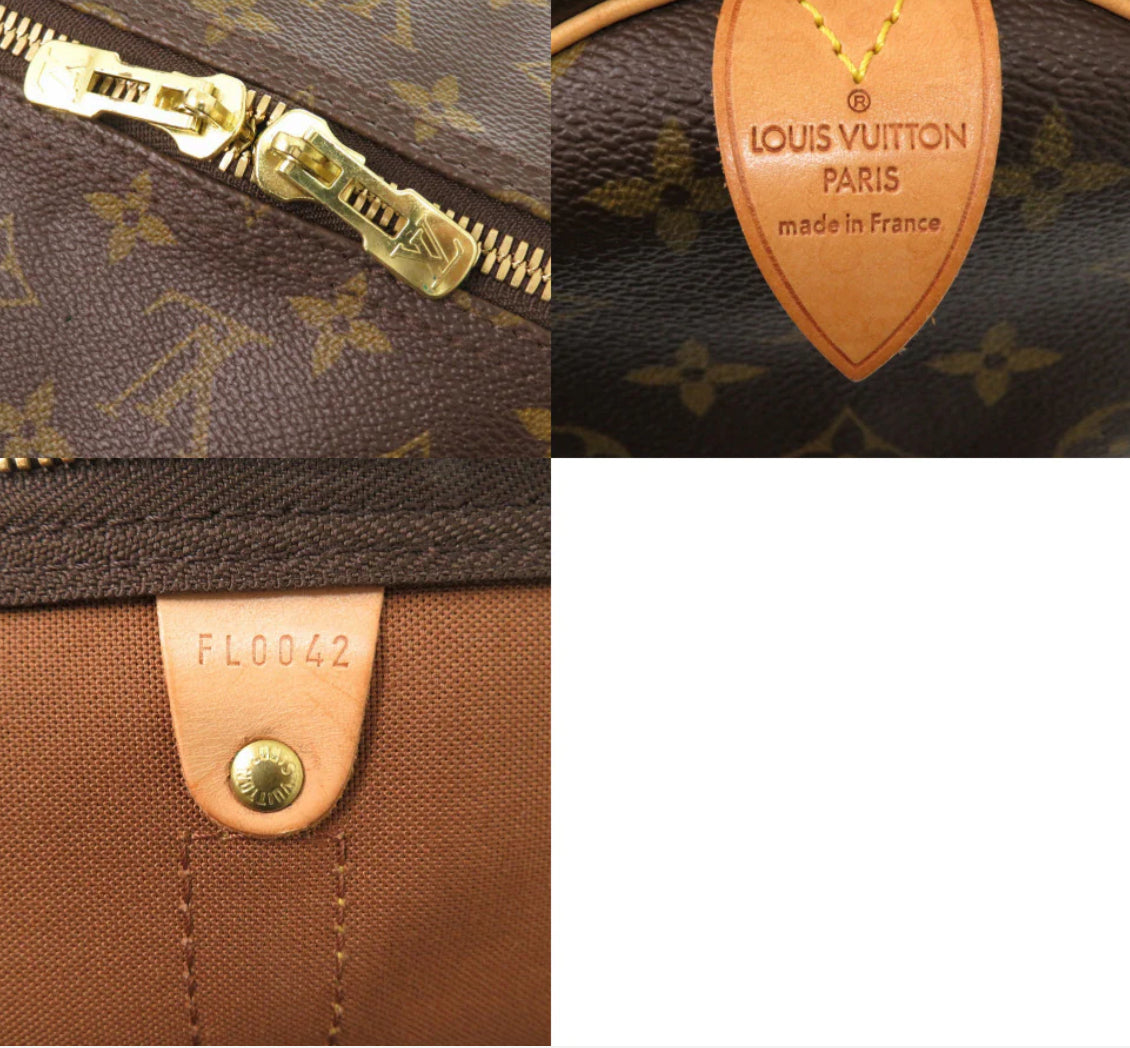 LOUIS VUITTON Boston Duffel bag M41422 Monogram canvas Brown Monogram Keepall 60