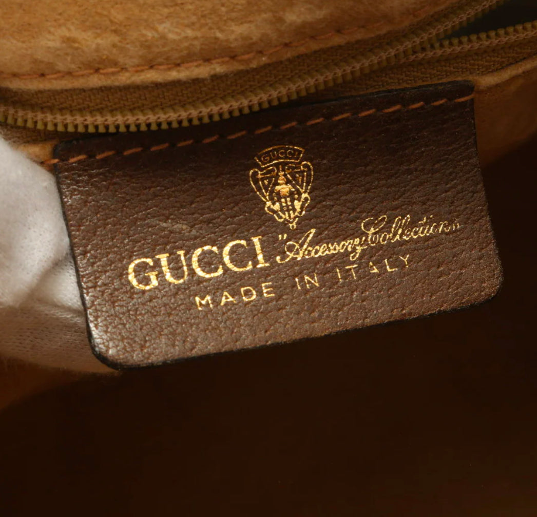 GUCCI Handbag Coated canvas beige GG Supreme Sherry Line
