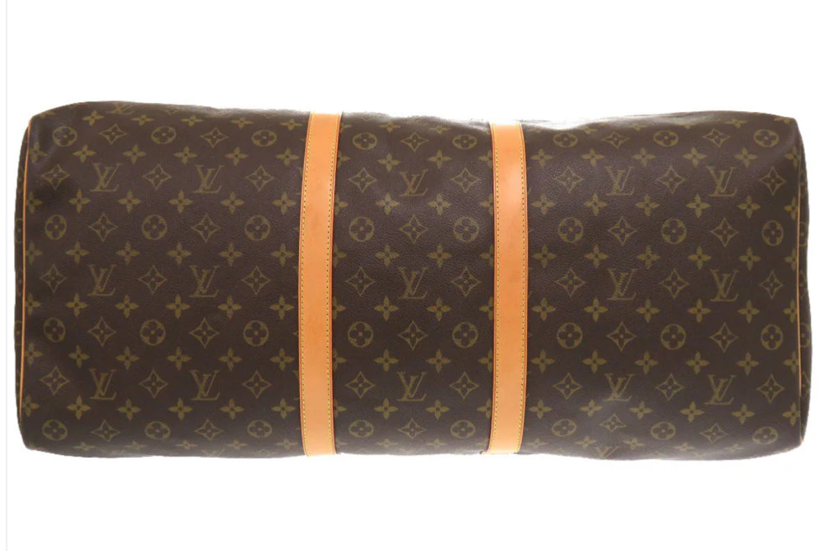 LOUIS VUITTON Boston Duffel bag M41422 Monogram canvas Brown Monogram Keepall 60