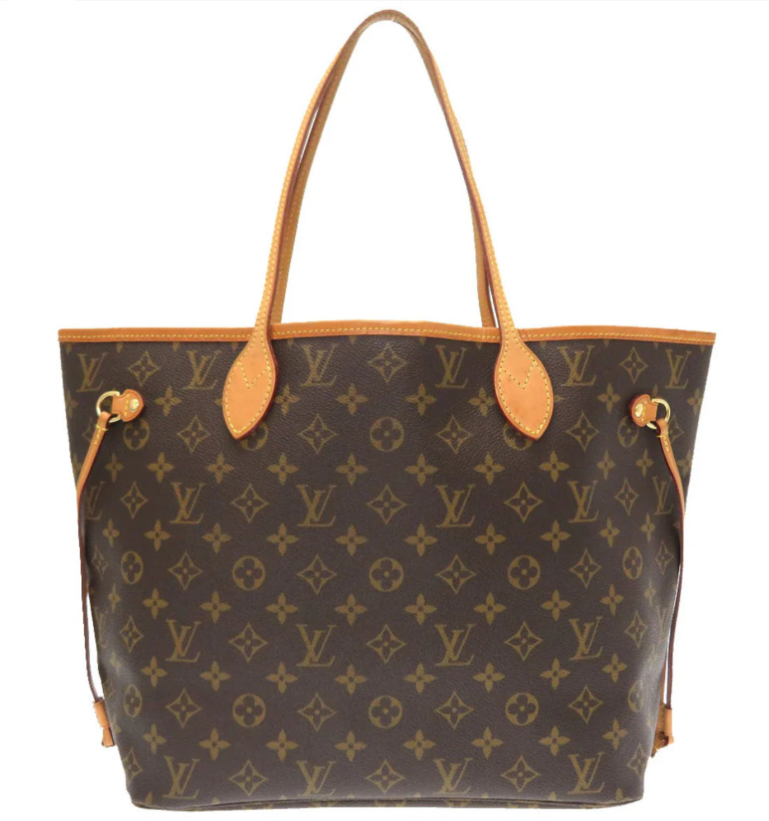 LOUIS VUITTON Tote Bag M40156 Monogram canvas Brown Monogram Neverfull MM Women Used Authentic