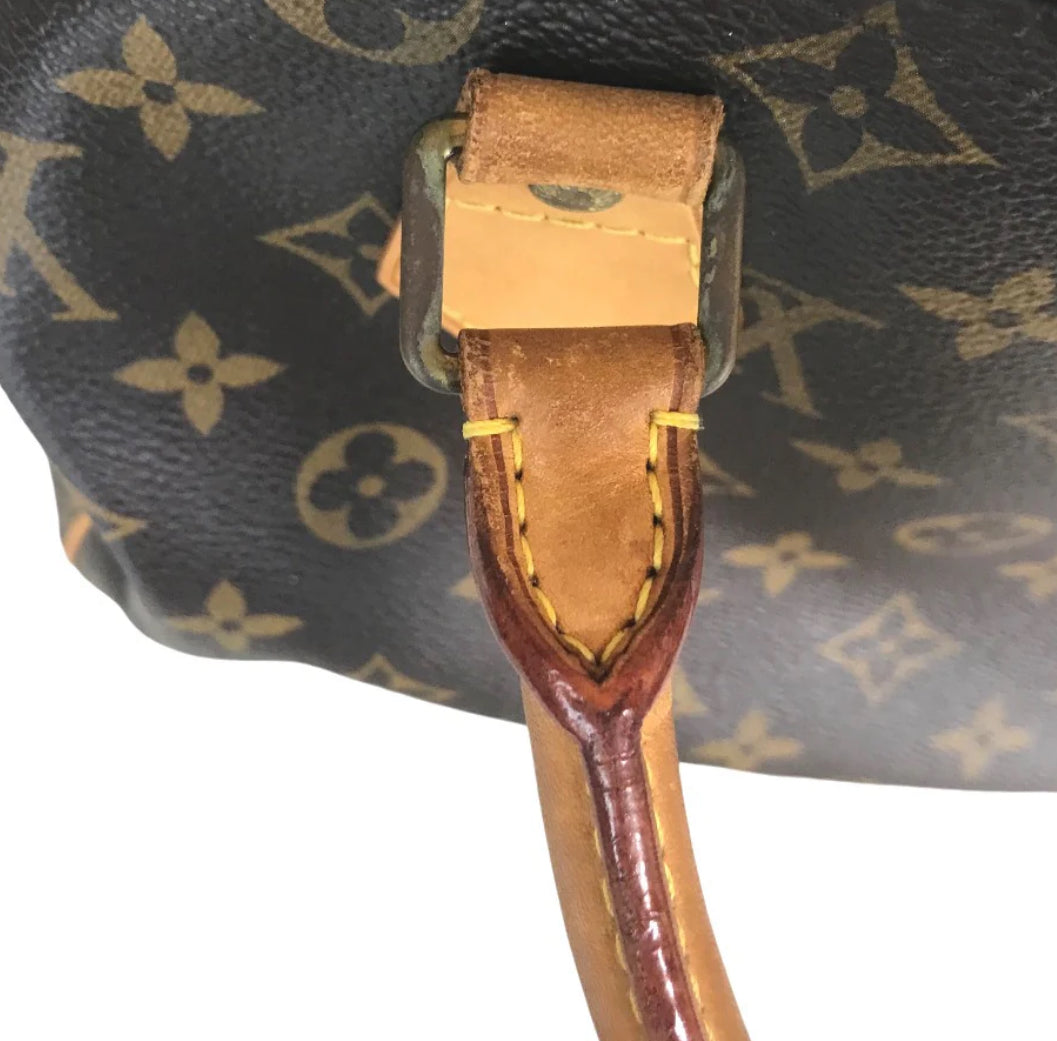 LOUIS VUITTON Handbag M41526 Monogram canvas Brown Speedy 30