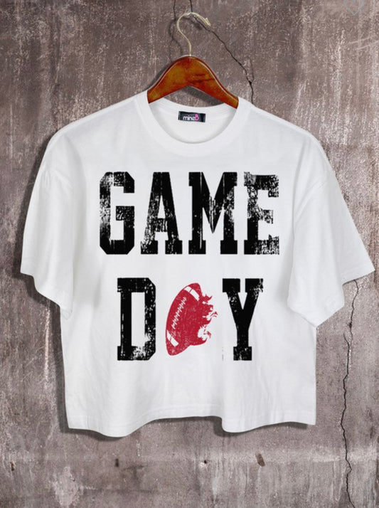 Game Day crop tee