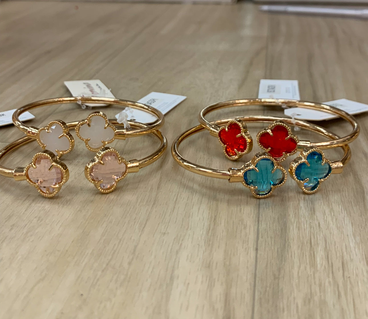 Clover bangles