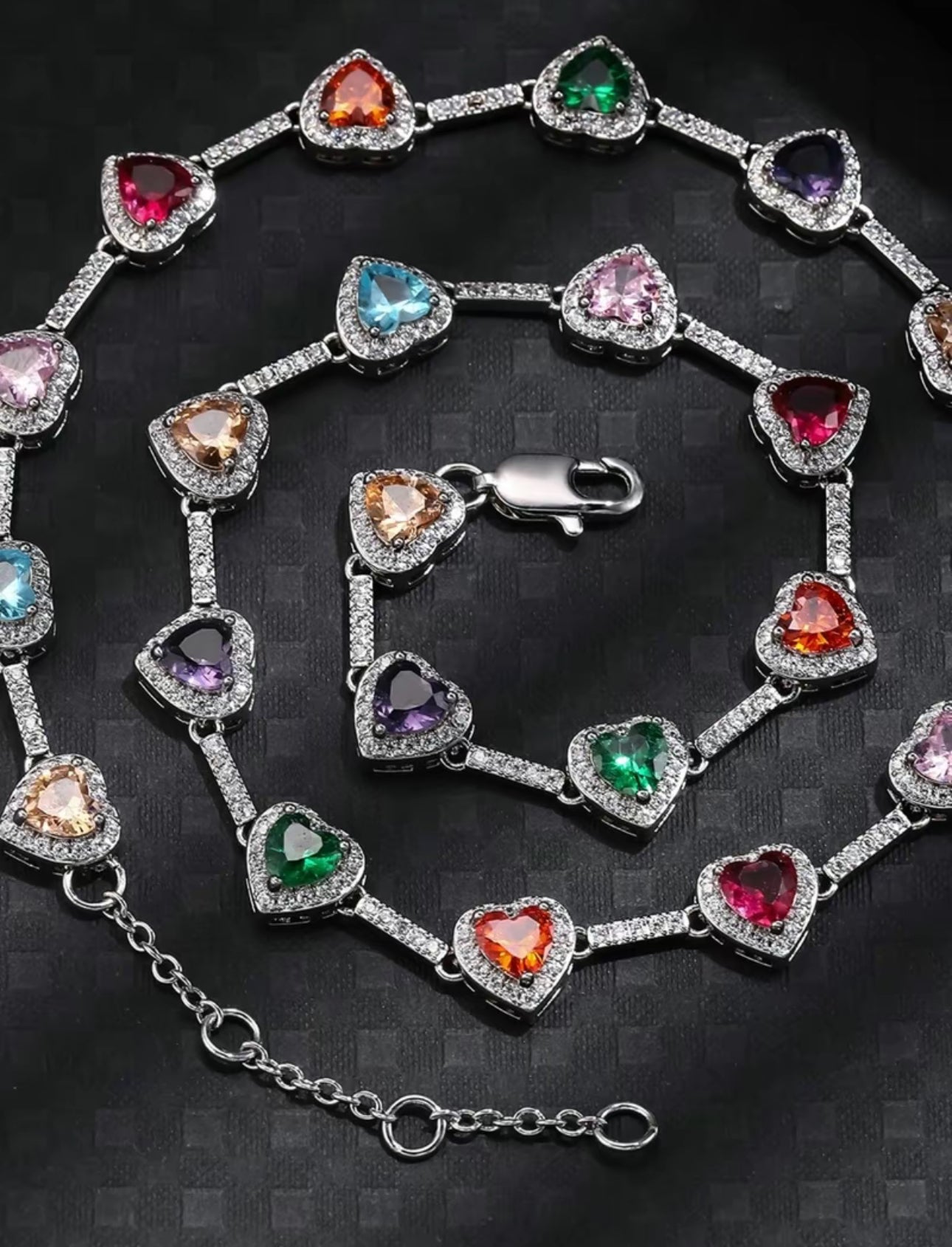 Colorful Heart necklace