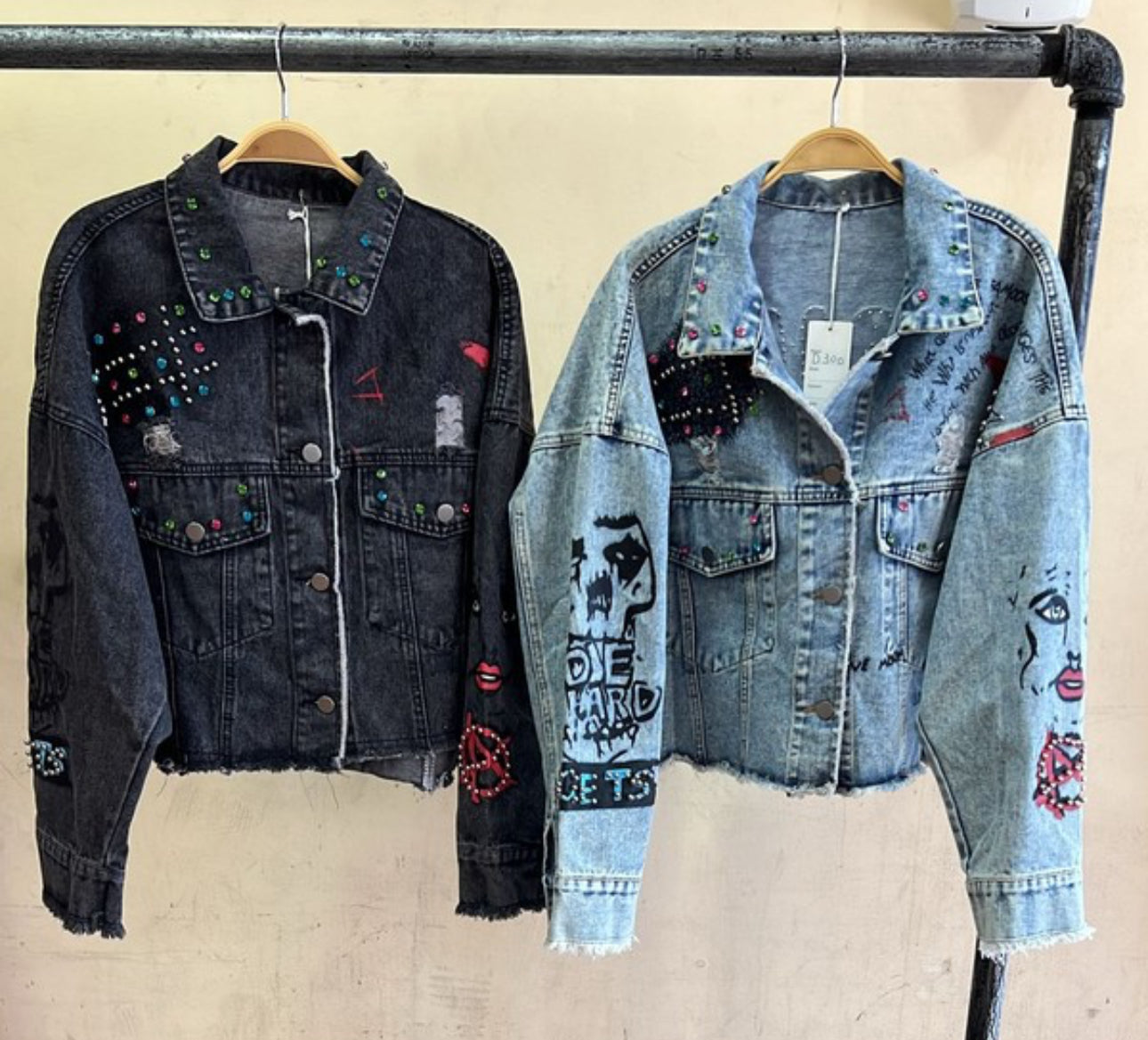 Graffiti Denim jacket
