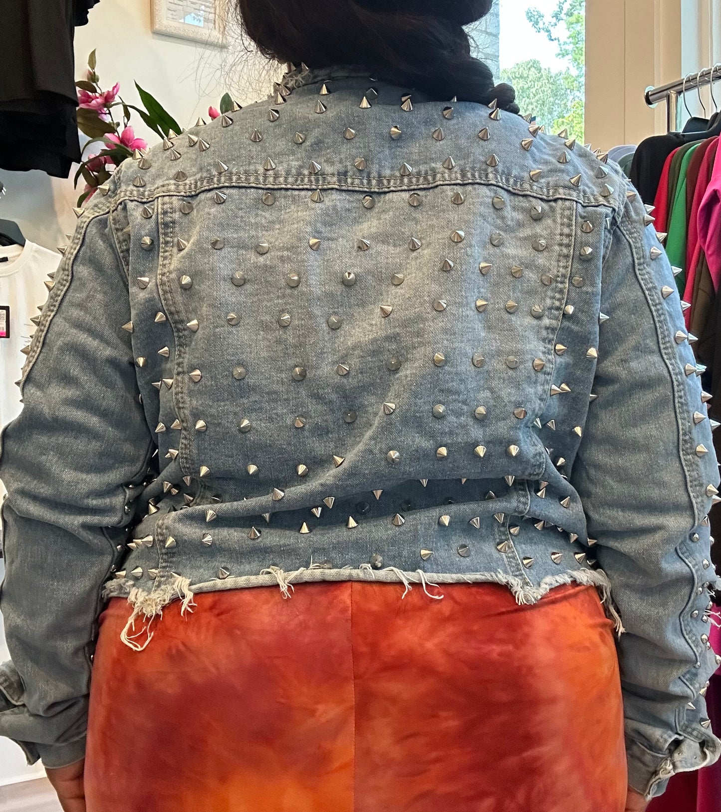 Spiked Denim jacket