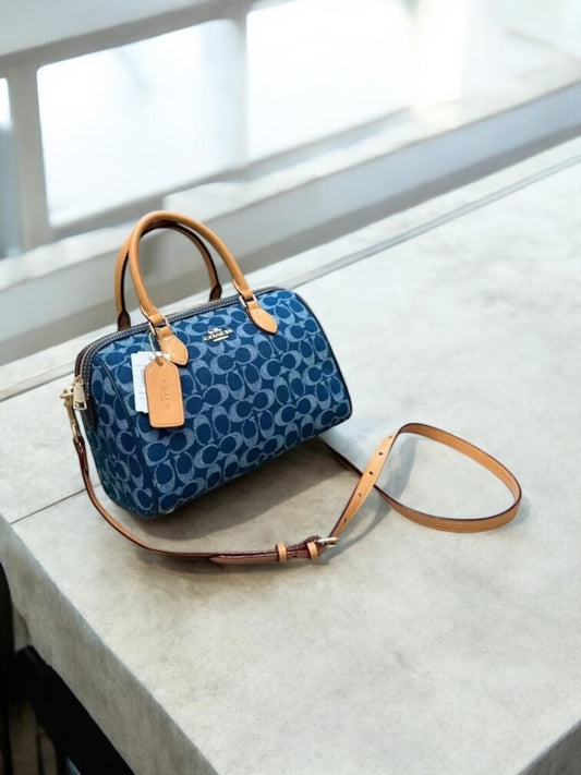 Denim coach speedy