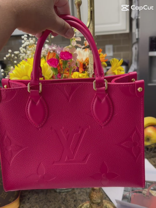 Louis Vuitton Fuschia Empreinte Onthego PM M45660